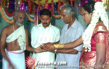 Arun Sunila Marriage Photographs